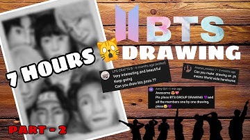 Request work | BTS group drawing | Part 2
