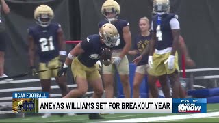 Notre Dame running back Aneyas Williams set for breakout year