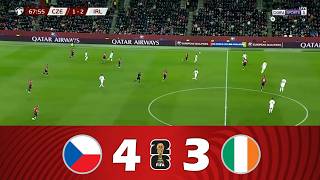 Czechia Vs. Ireland 2-2 4-3 Uefa European Qualifiers 2026 Match Highlights