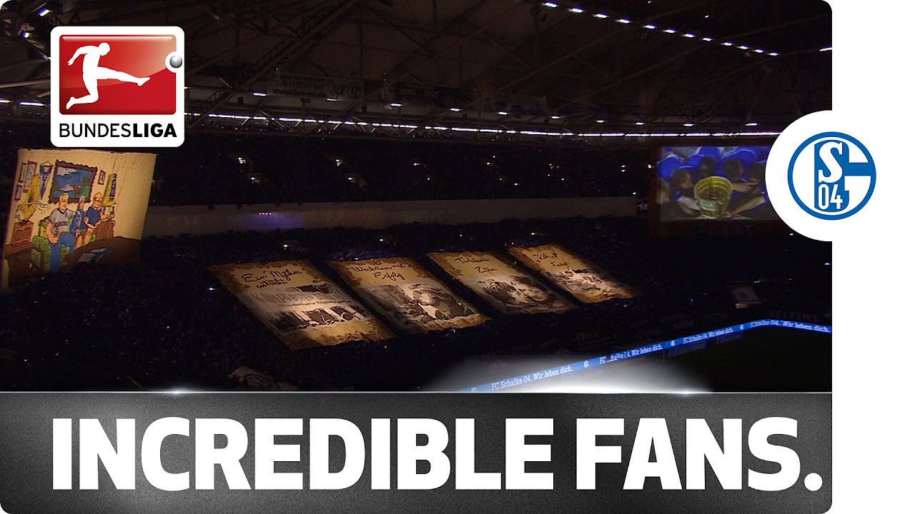 One of a Kind! Schalke Fans with some Incredible Choreography!