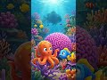 Octopus Secret Superpower! 🐙✨| Baby Cat| BoBo tiny tails| #shorts #youtubekids #kidssongs #facts