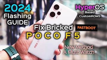 How To Flash CustomROMs on POCO F5 [Guide || HyperOS FW Based]