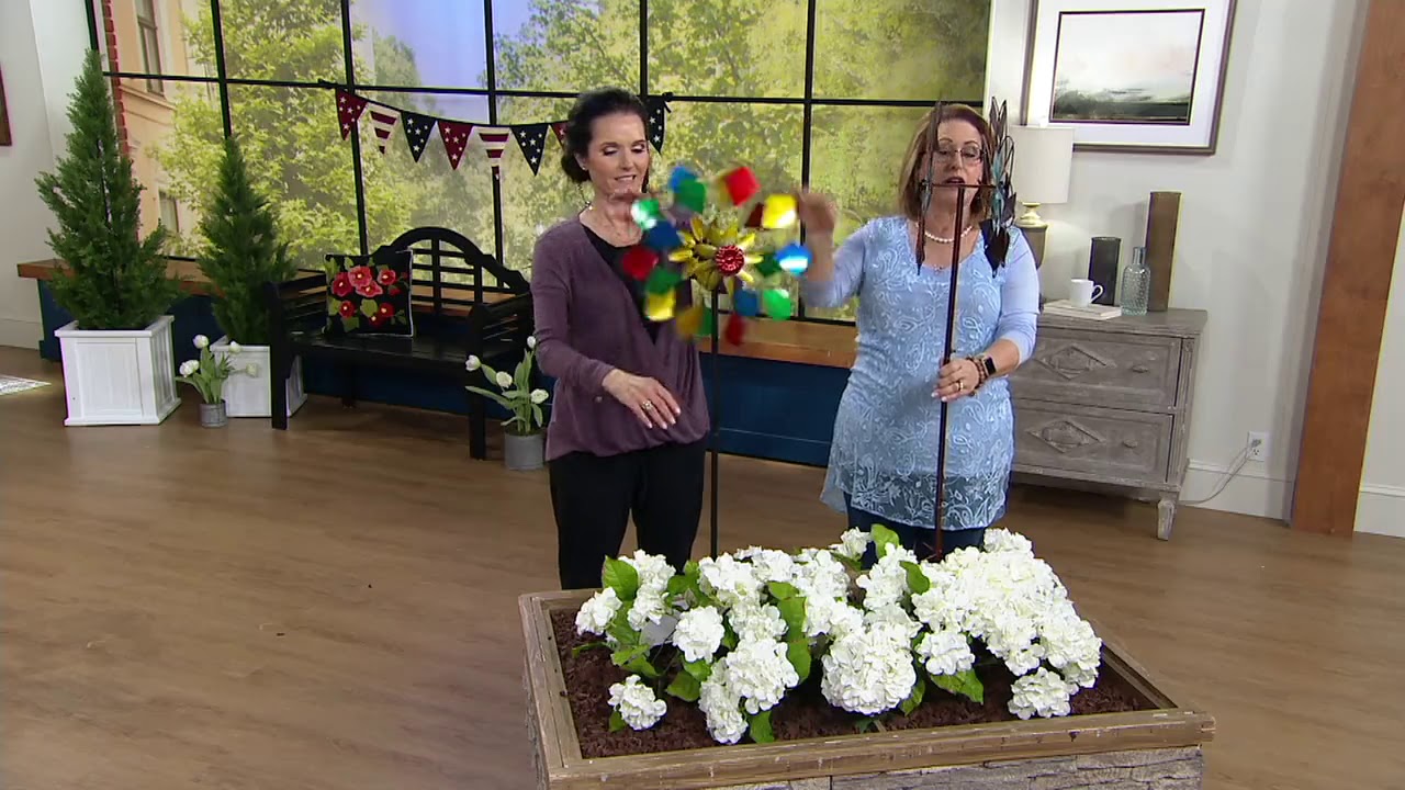 Plow & Hearth Petal Midi Spinner on QVC YouTube