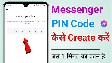 How to Create End to-end encrypted chat PIN code in messenger 