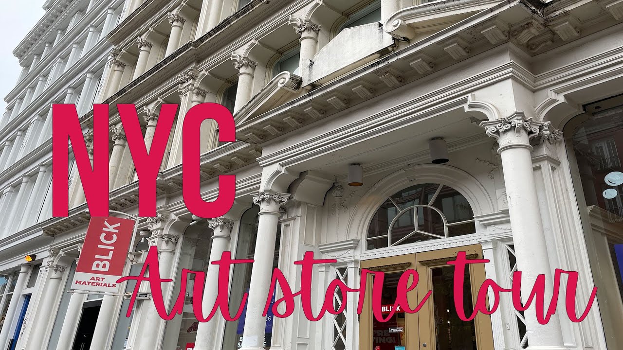 NYC Art supply shopping 2022 YouTube