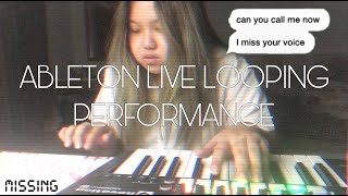 Miss The Call - bxxnx (lofi ableton live looping performance)