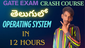 Operating System Part-1 | OS in one shot | Complete GATE Course | TELUGU #mystoryandjourney