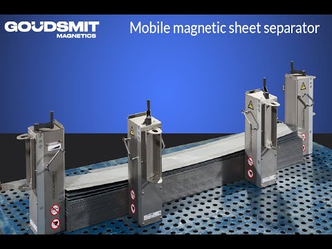 Goudsmit magnetic switchable 'fail safe' sheet separator - for automatic  sheet handling 