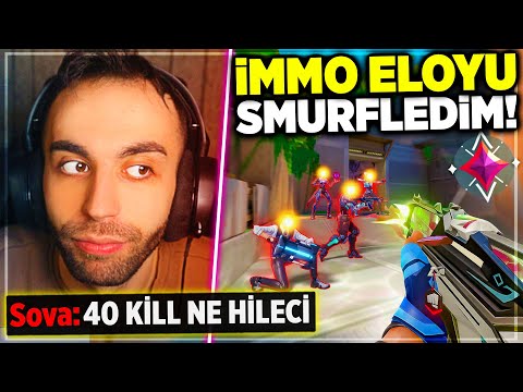 40 KİLL ALIP İMMO ELOYU SMURFLEMEK? Rasherino Valorant