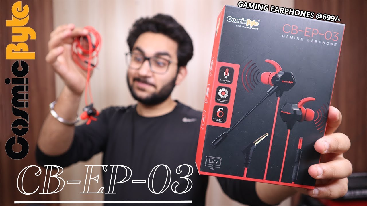 Hindi] The Best Budget Gaming Earphones  RPM Euro Games Gaming Earphone VS  Cosmic Byte CB-EP-03 