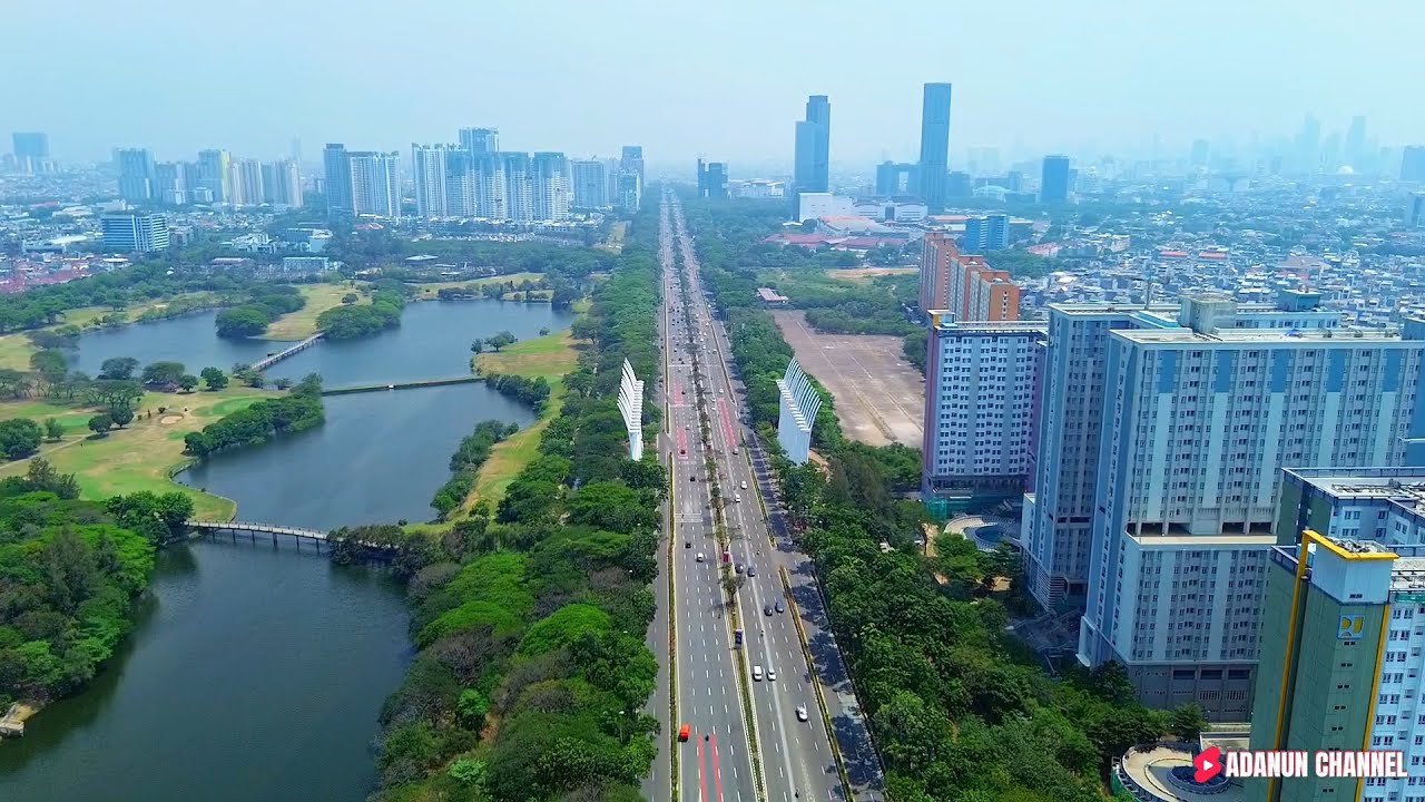 Rekaman Drone Hutan Kota Kemayoran Jl Benyamin Sueb Jakarta #drone #jakartadrone