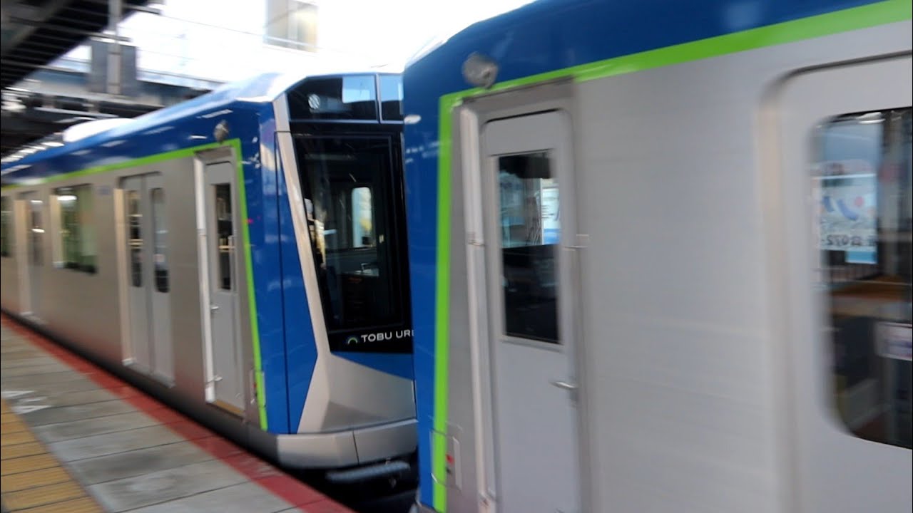 【新型車両】東武80000系81501F+81502F　近畿車輛出場甲種輸送　JR茨木駅1番のりば通過