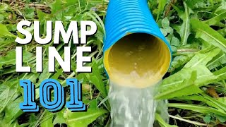 BACKYARD SUMP PUMP for Yard Drainage Part 3 [ SUMP PUMP Discharge Line Done Correctly ]