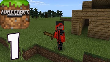 Minecraft: Pocket Edition - Gameplay Walkthrough Part 1 - Survival (iOS, Android)