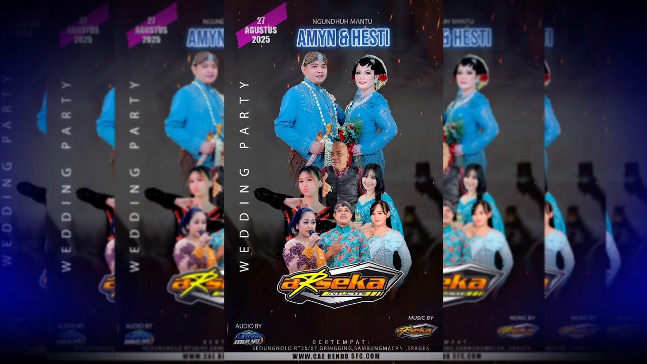 🔴 LIVE ARSEKA MUSIC || MARGO MULYO  PRO AUDIO || WEDDING AMYN & HESTI