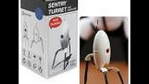 Think Geek - Portal 2 Sentry Turret Unboxing