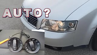 Interruptor de faros automático con sensor de luz para VW EN AUDI PART 1