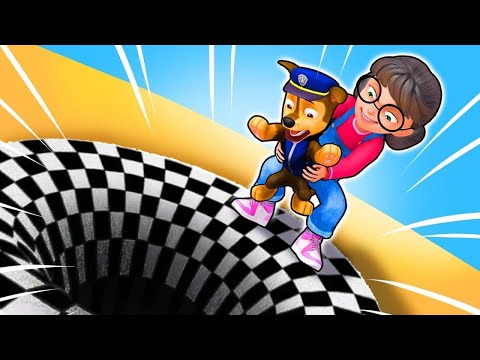 Paw Patrol and MissT vs Sinkhole Nick and Tani Troll - Scary Teacher 3D English