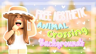 *FREE*Aesthetic Animal Crossing Backgrounds FOR YOU TO USE! | Fufu Plays ♡ screenshot 1