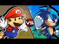 Paper Mario vs Archie Sonic - Who would win? | Crossover Colosseum