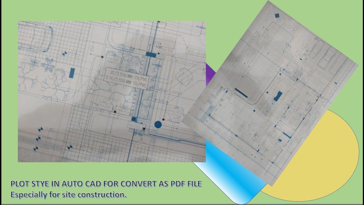 HOW TO MAKE A BEAUTIFUL PLOT STYE IN AUTOCAD - YouTube