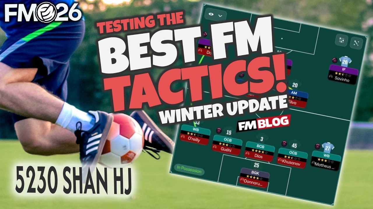 SHAN HJ | The Best FM26 Tactics | Football Manager 26