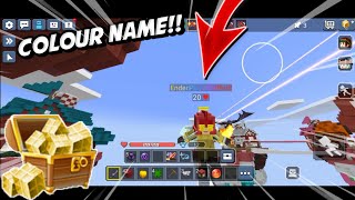 Playing In A RICH Account   Rainbow Colour Name in Bedwars!! (Blockman Go)