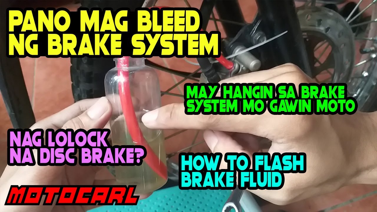 how to bleed your motorcycle disc brake