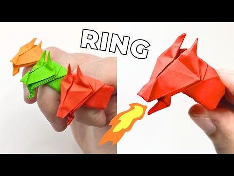Origami DRAGON RING