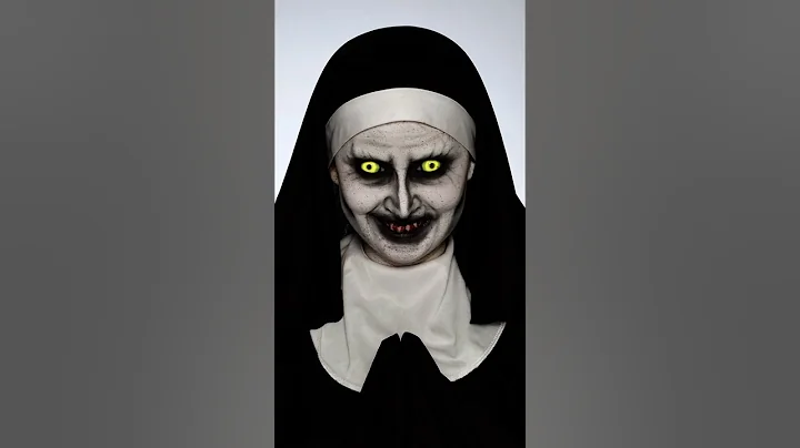 The Nun makeup tutorial 🖤 #sfxmakeup #insidious #thenun #halloweenmakeup