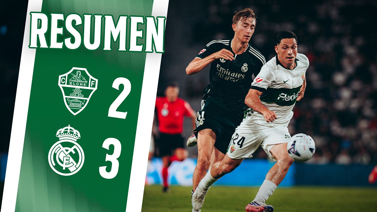 Elche CF vs Real Madrid (2-3) | RESUMEN | J6 | LA LIGA EASPORTS