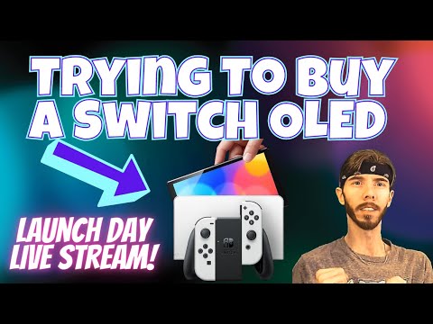 Attempting to Buy a Switch OLED on Launch Day - Nintendo Switch OLED Restock Stream