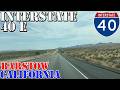 I-40 East - Barstow - California - 4K Highway Drive