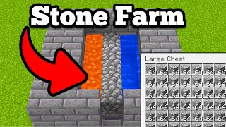 How To Make A Cobblestone Farm In Minecraft