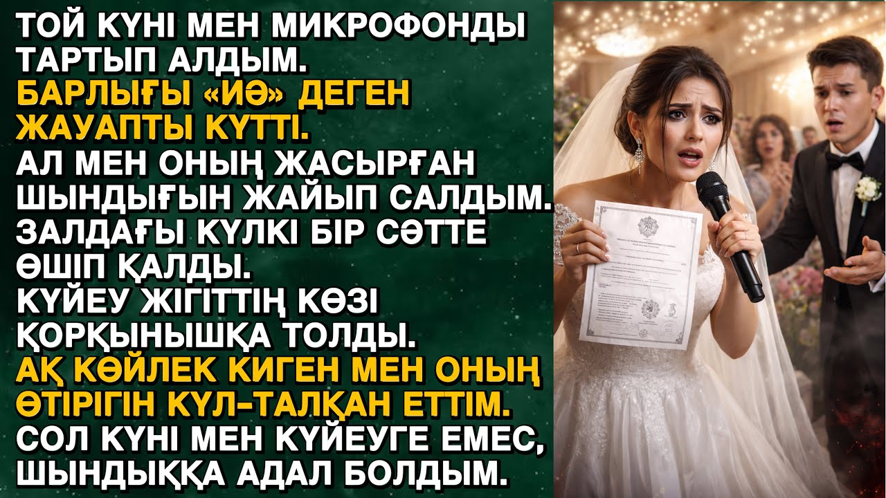 Той күні мен оның екінші әйелі бар екенін білдім… Барлығының алдында шындықты аштым