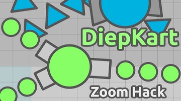 SUPER SMALL AND BIG ZOOM DIEPKART CHALLENGE! (Failed) OVERLORD ZOOM HACK! (Diep.io TDM)