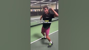 How to hit an overhead smash in pickleball! #pickleballtips #pickleball
