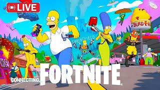 🔴LIVE! - FORTNITE SIMPSONS SEASON LEAKED RIGHT NOW!! NEW BATTLE PASS, MAP, & MORE! (LIVE)