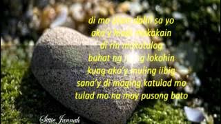 PUSONG BATO Lyrics Charice Pempengco