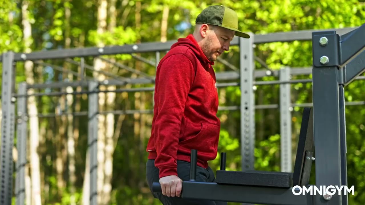 How to use Omnigym Dip Bars outdoor fitness equipment