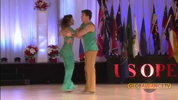 Diego Borges and Jessica Pacheco - US Open 2014 Showcase Division