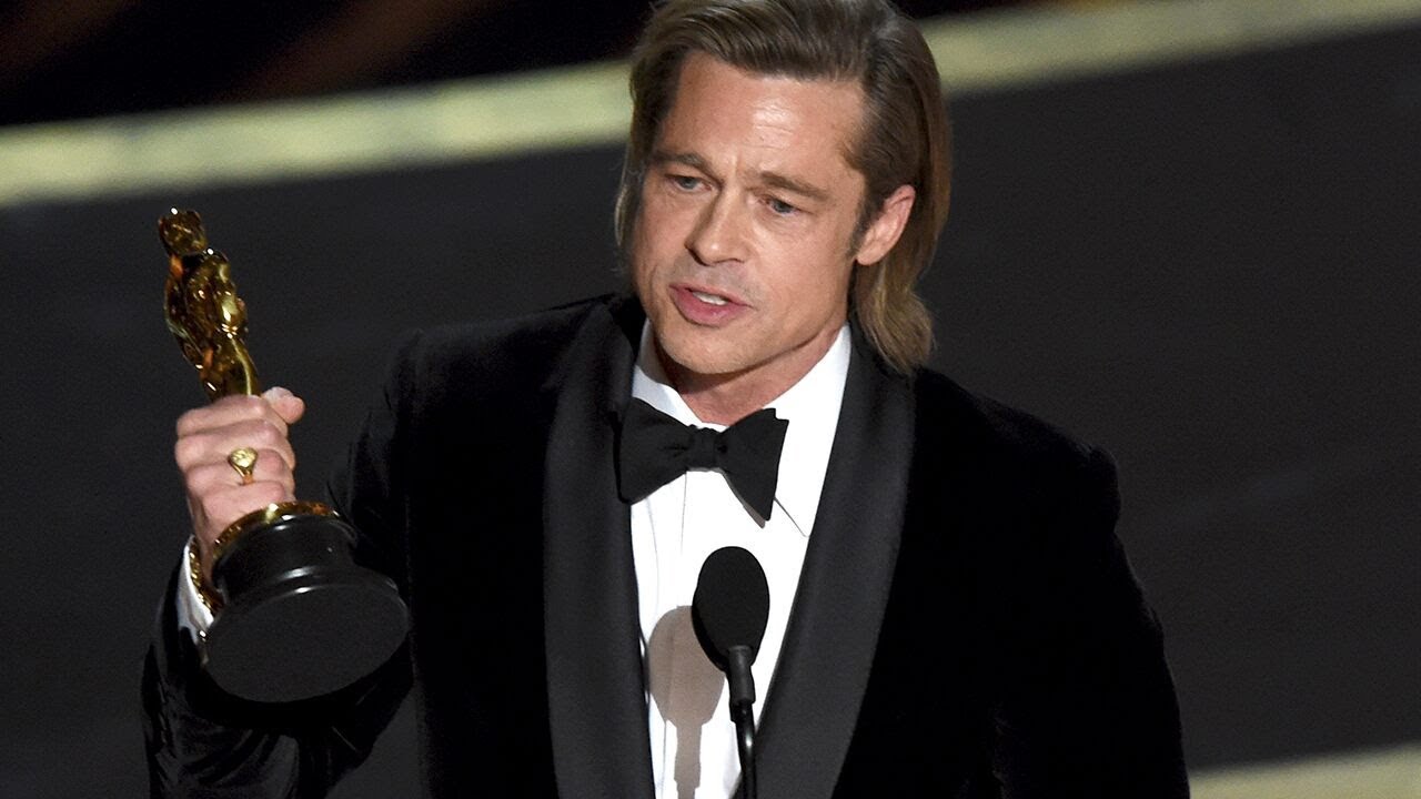 Brad Pitt gets political with Oscars acceptance speech, jabs Senate ...