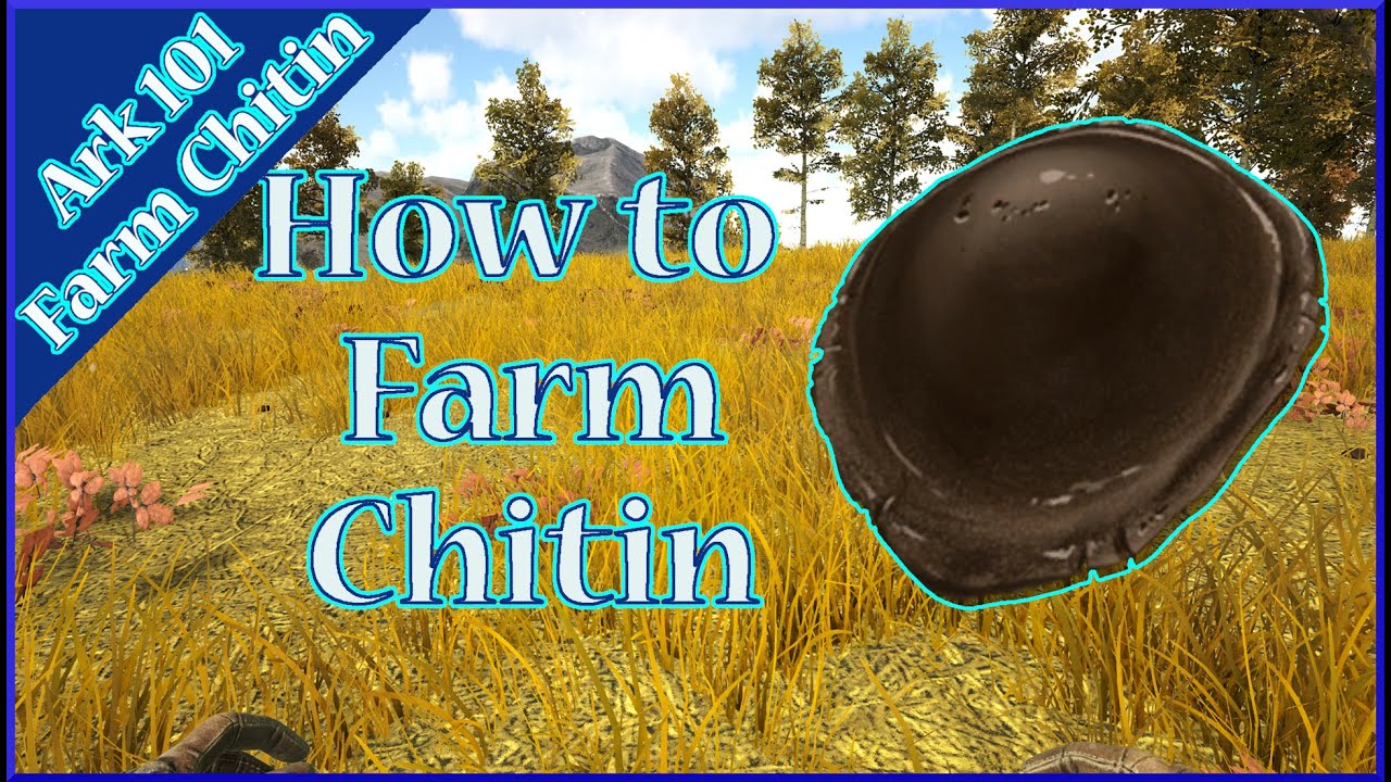 How to Farm Chitin Fjordur Ark Survival Evolved YouTube