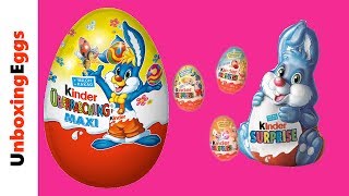 21 Kinder Surprise Easter Eggs Unboxing Part 3/5 Alligator, Kangaroo, Motorbike, Spinner, Puzzle