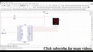 How to Interface 7 segment display with 8051 in Multisim