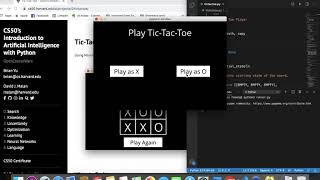 CS50AI - Tic-Tac-Toe (Project 0b)