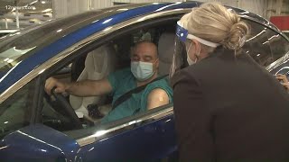 Arizona teachers get COVID-19 vaccine for first time