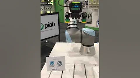 piCOBOT® on Universal Robot at Pack Expo International 2018 - Piab