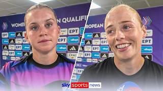 "I played for the Lionesses which is really special" | Russo, Fisk & more react after Greece win