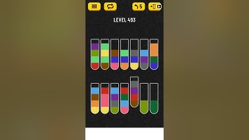 【Water Sort Puzzle】 Level 493